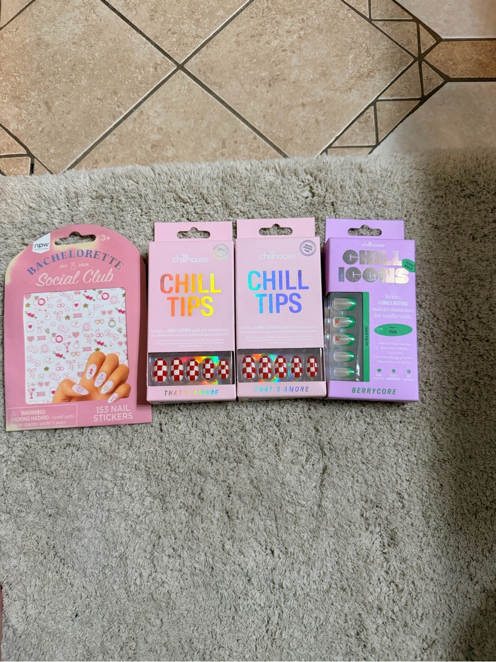 Brand new nail art bundle — all items new in original packaging 💅✨